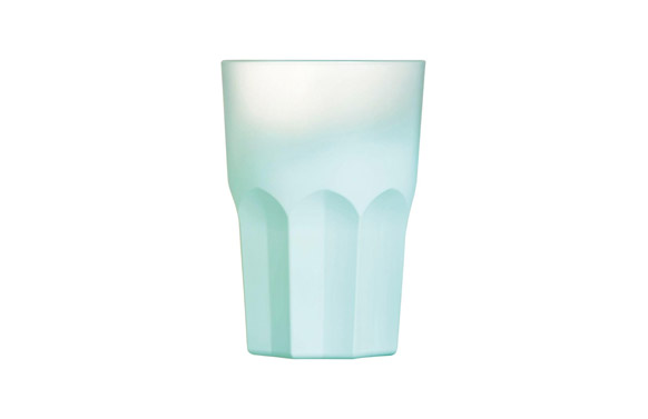 VASO CRISTAL SUMMER COLOR 40 CL TURQUESA