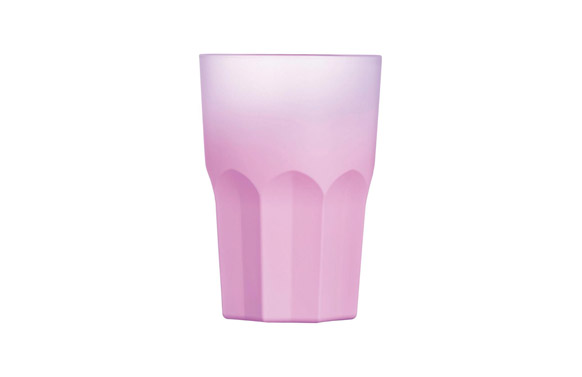 VASO CRISTAL SUMMER COLOR 40 CL ROSA