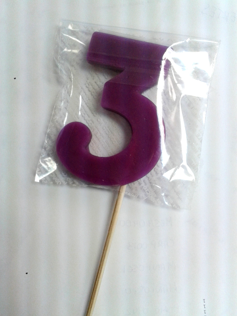 VELA SILICONA 'NUMERO' (NUMSIL)