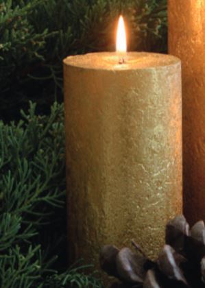 VELA CALINA BLOQUE DORAD. 10X20  C1020DO