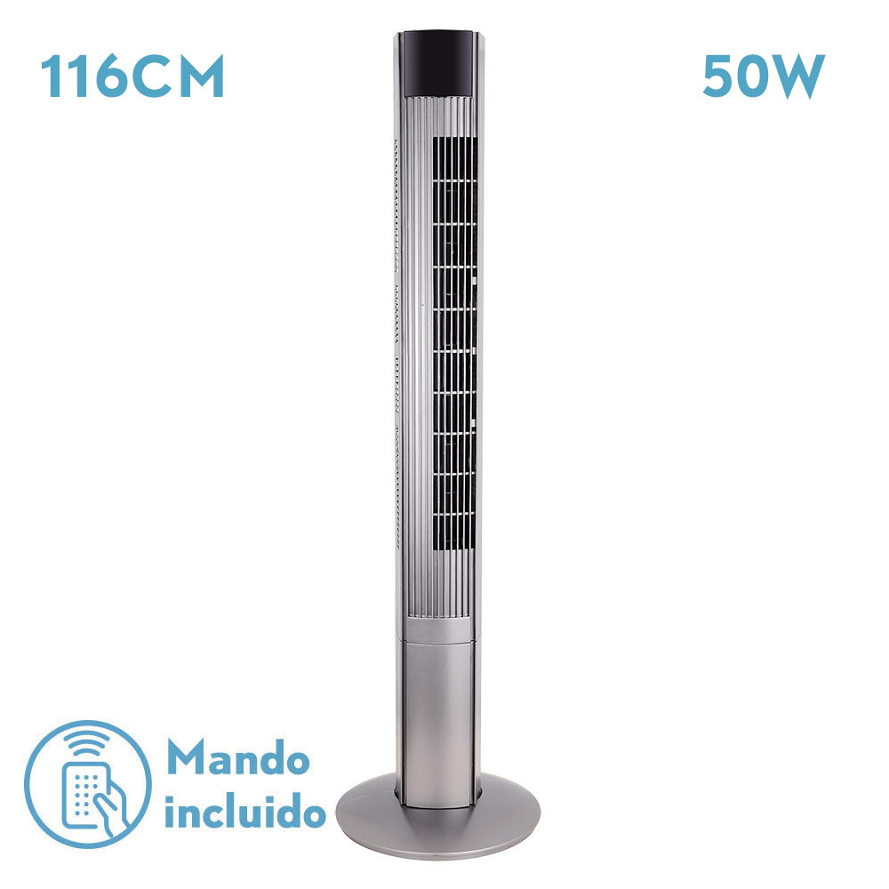 VENTILADOR TORRE PLATA 3V.50W PRINCIPE