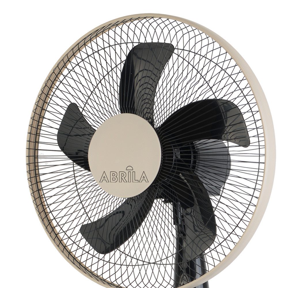 VENTILADOR DE PIE NEGRO/BEIG 3.45W BELMO 2