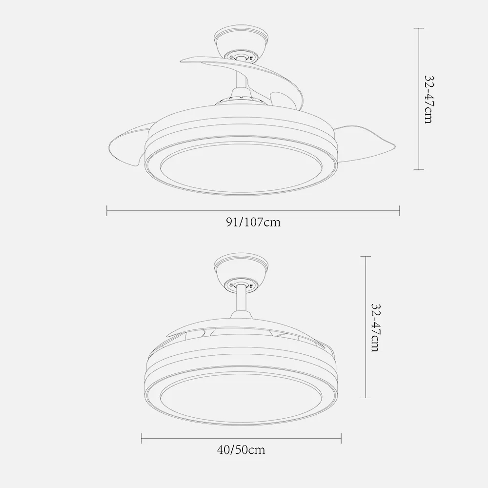 VENTILADOR ESPARTA MINI BLANCO TECHO 72W 4
