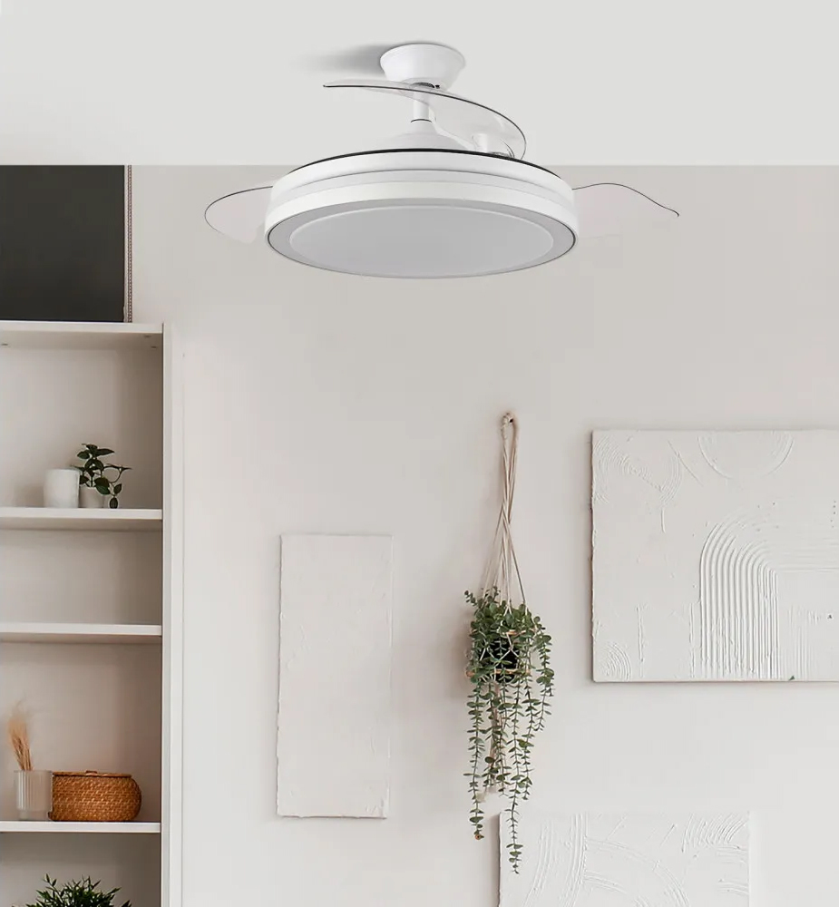 VENTILADOR ESPARTA MINI BLANCO TECHO 72W 5