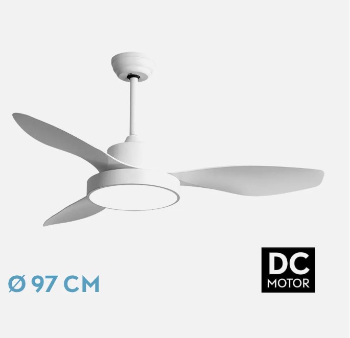 VENTILADOR DC HAYATE BLANC24W 2