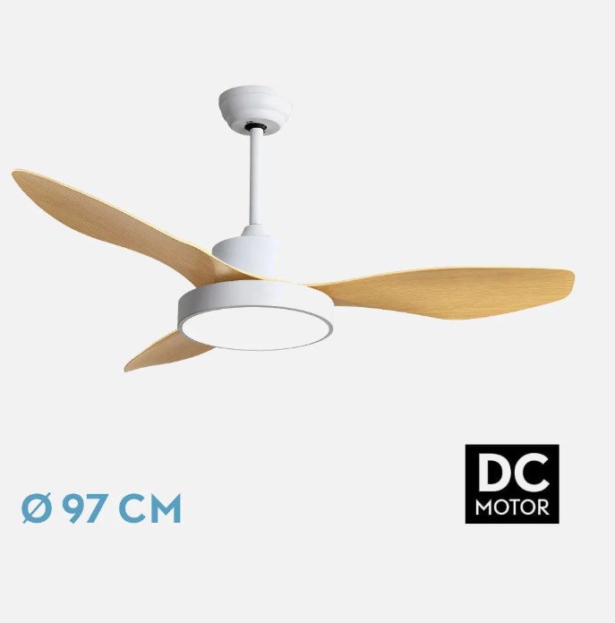 VENTILADOR DC HAYATE BLANC24W 2