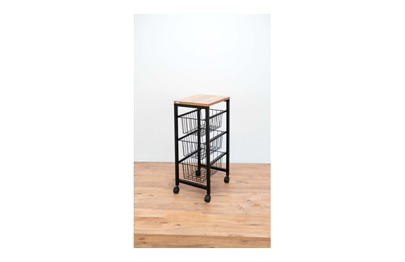 CARRO VERDULERO 3 CESTAS SNEGRO