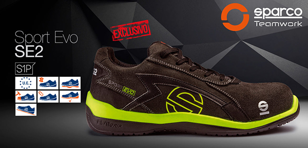 ZAPATO SPORT EVO S1P GRIS/AMARIL. T-40