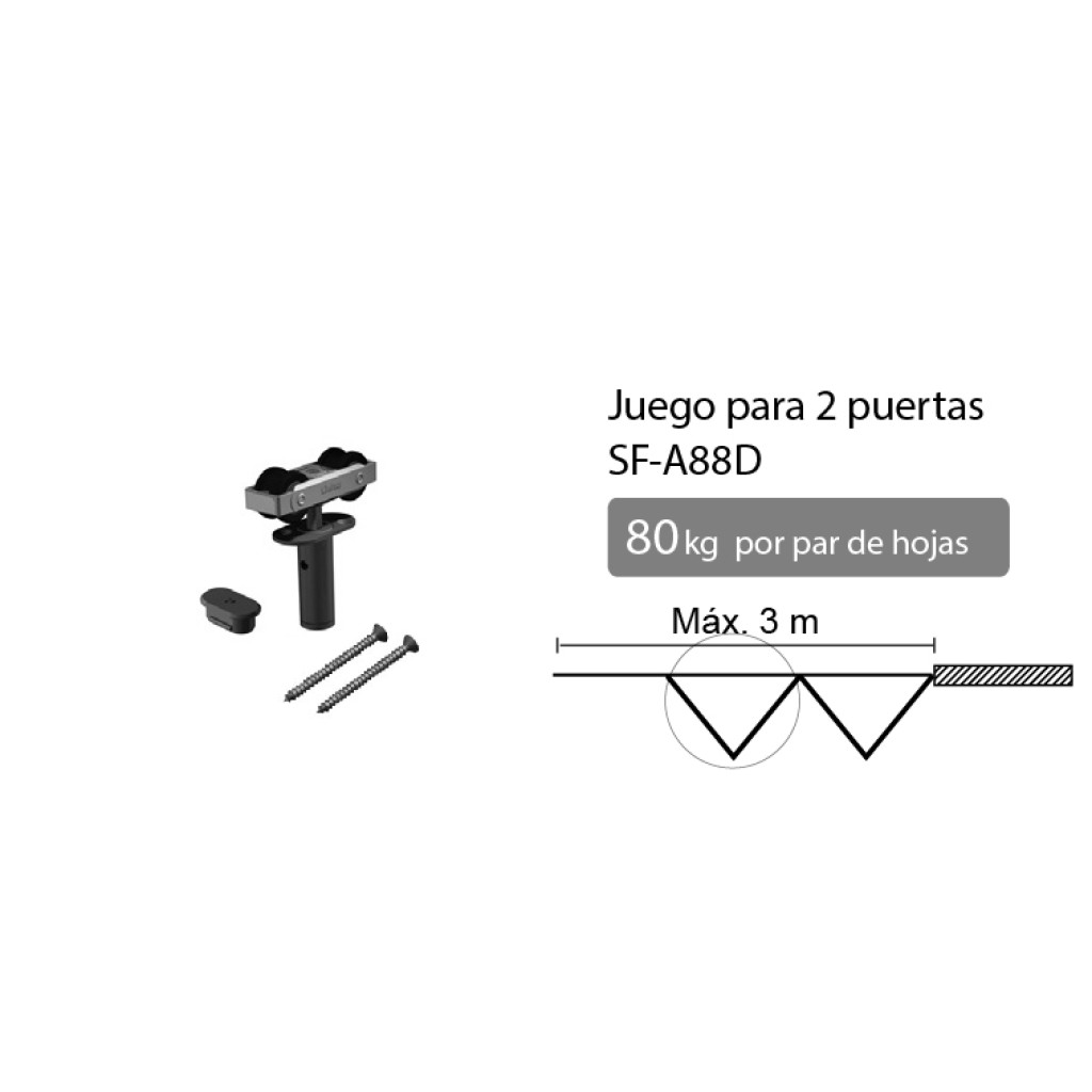 ACCESORIO SAHECO 2PUE008802 SF-A88D JGO.