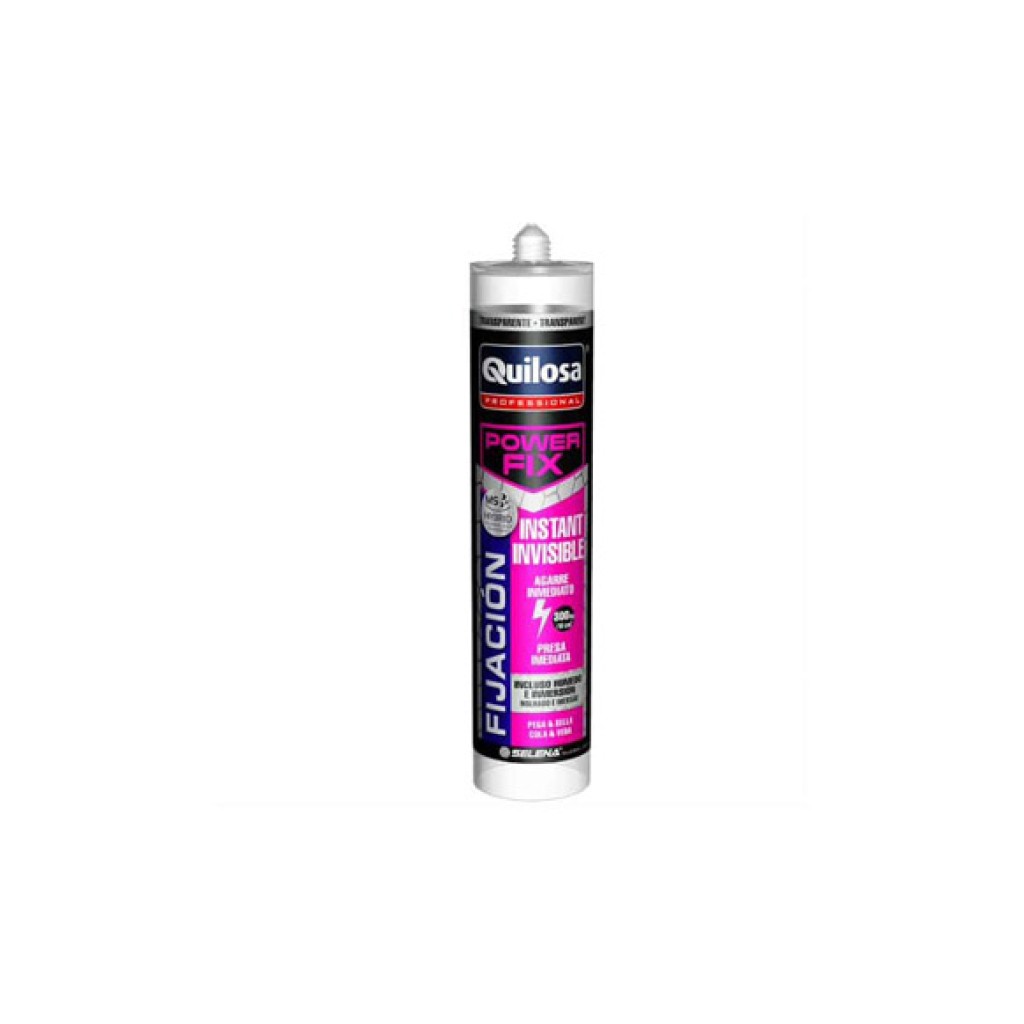 ADHESIVO MONTAJE POWER FIX295 GR TRANSPA
