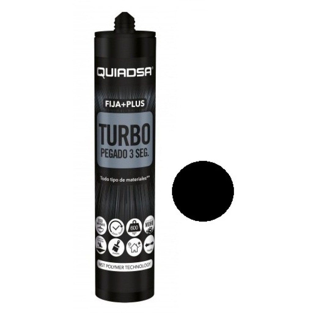 ADHESIVO MONTAJE FIJA+PLUS290 ML NEGRO