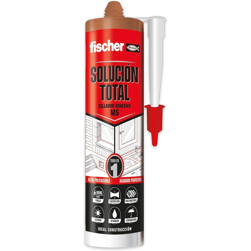 ADHESIVO SOLUCION TOTAL MS MARRON 290ML