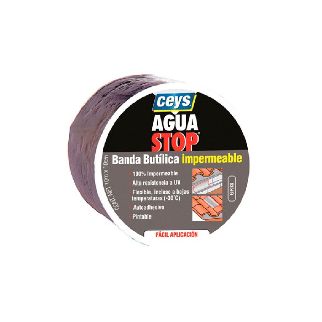 AGUASTOP BANDA IMP. BUTILO 110CM GRIS