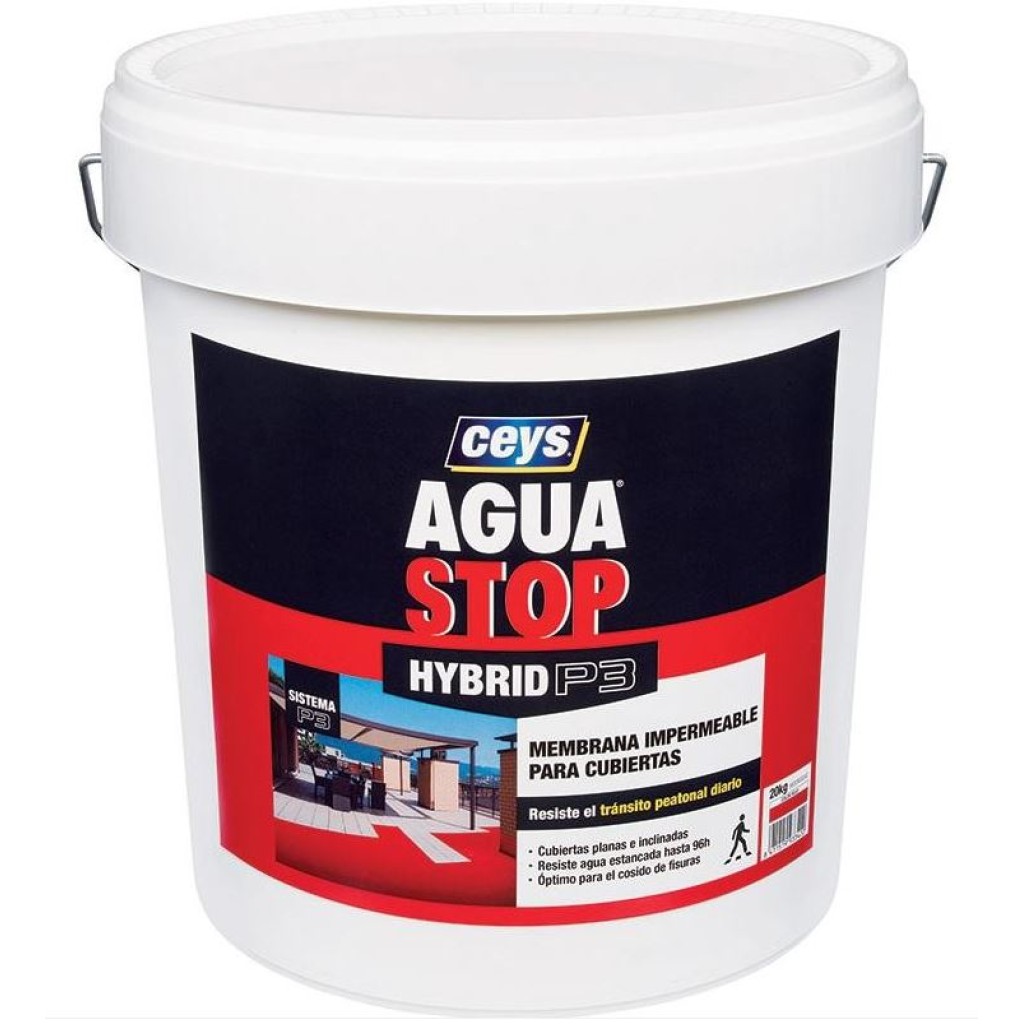 AGUASTOP TRANSIT ROJO 5KG  903340