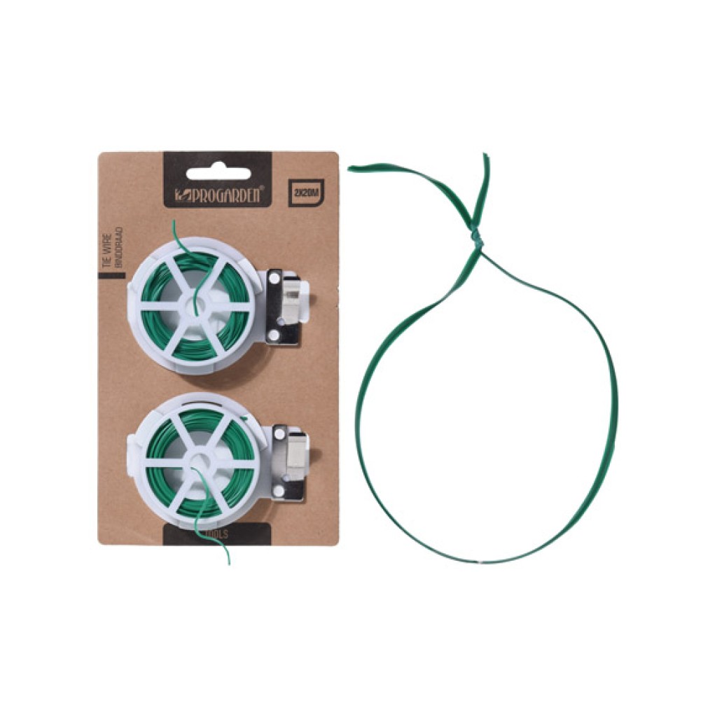 ALAMBRE ATADURA VERDE JARD20 M