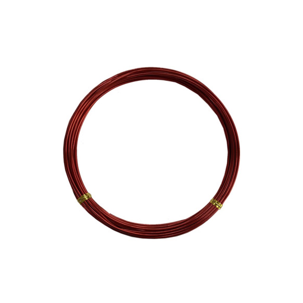 ALAMBRE ALUMINIO ROLLO ROJ1,5 MM  X 5 M