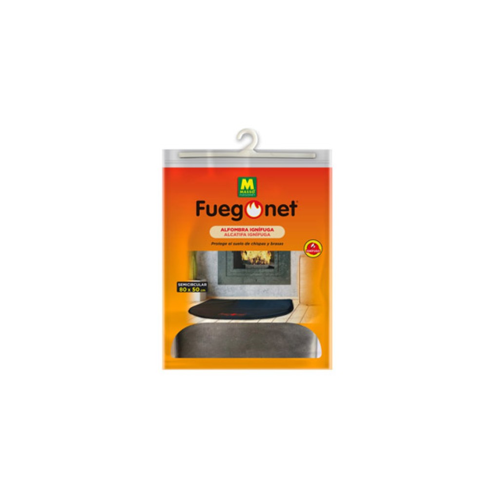ALFOMBRA IGNIFUGA SEMICIRC50 X 80 CM