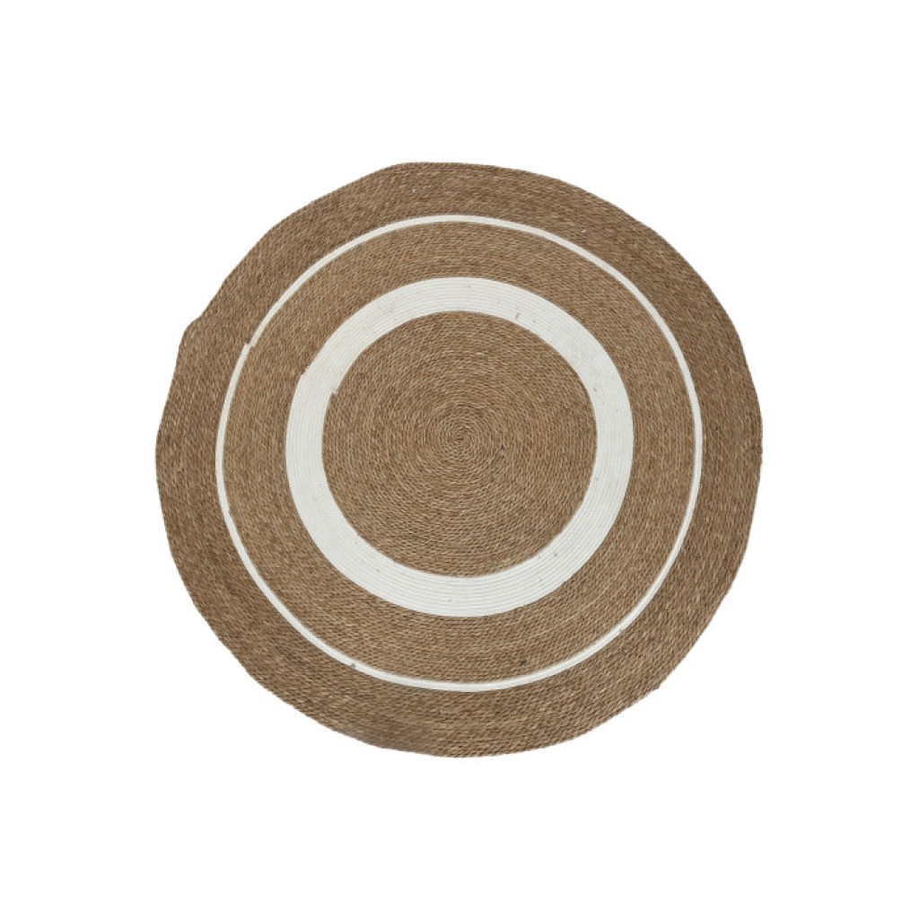 ALFOMBRA FIBRA 150X150 NATURAL