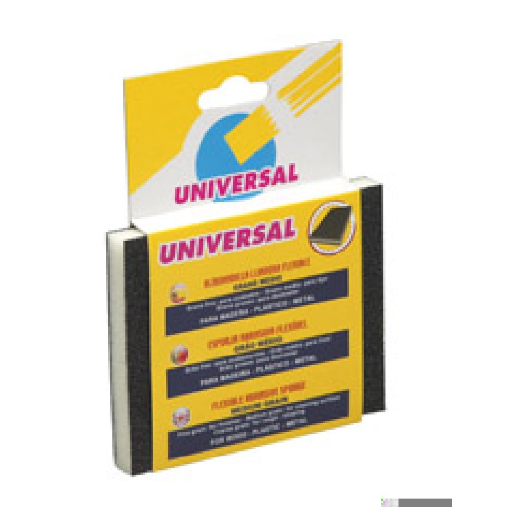 LIJA DE MANO ESPONJA      GRANO FINO