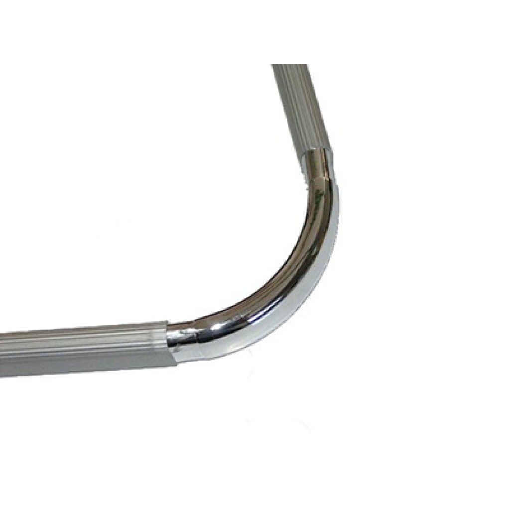 ANGULO 90 GRADOS TUBO   30X15X1 CROMO