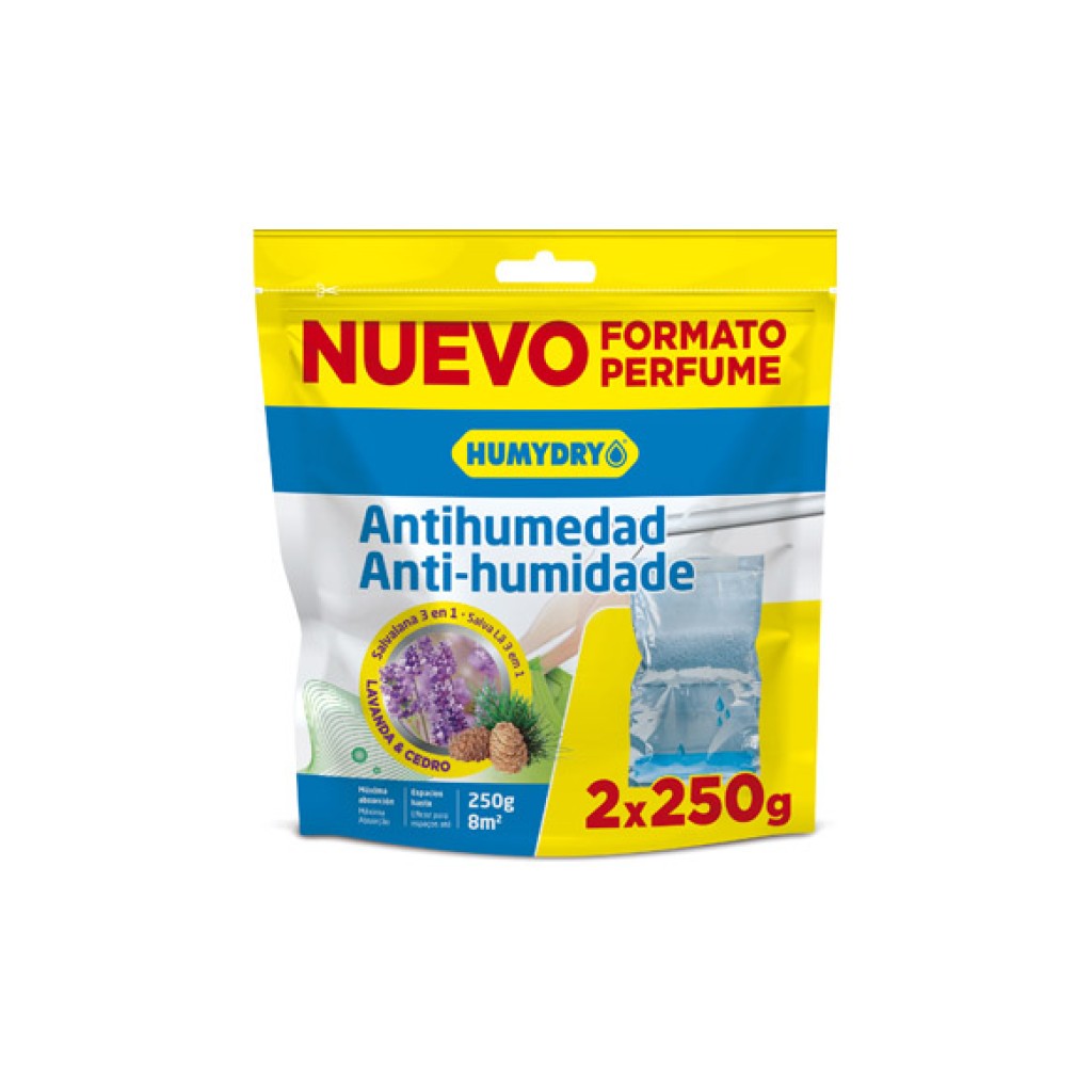 ANTIHUMEDAD PERCHA 250 GR AROMA LAVANDA