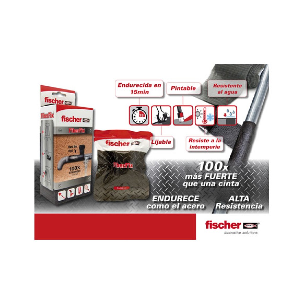 CINTA REPARADORA FIBRA VID50 MM X 1,30 M