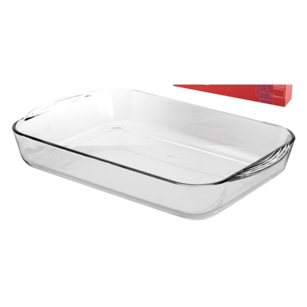 BANDEJA VIDRIO HORNO RECTA33,6X19X5 CM