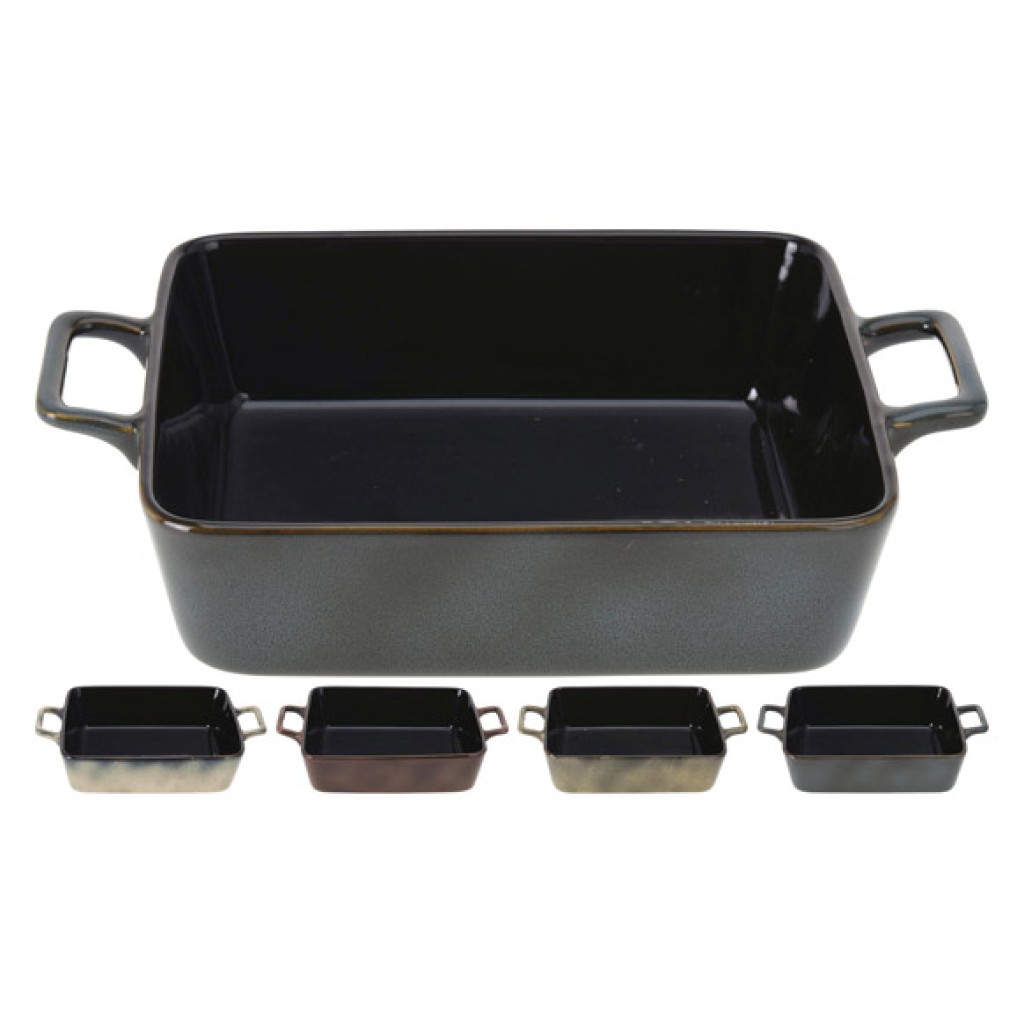 BANDEJA CON ASAS STONEWARE23,5 X 15 X 6