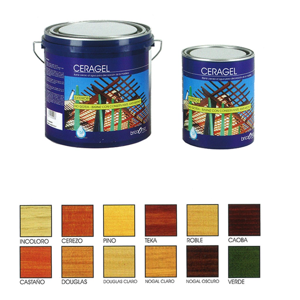 BARNIZ BRICOOMAR CERAGEL INCOLORO 2,50LT