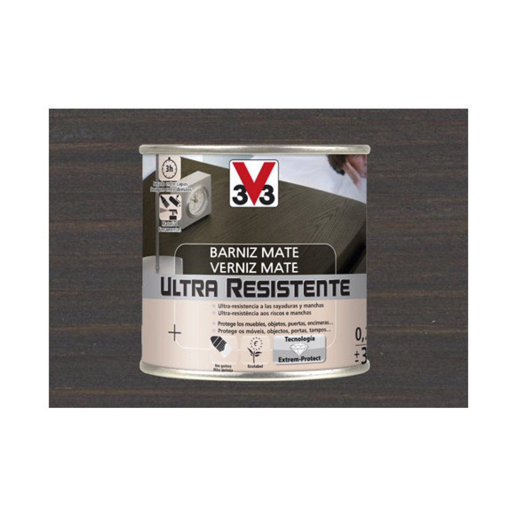 BARNIZ INTERIOR AL AGUA UL250 ML WENGUE