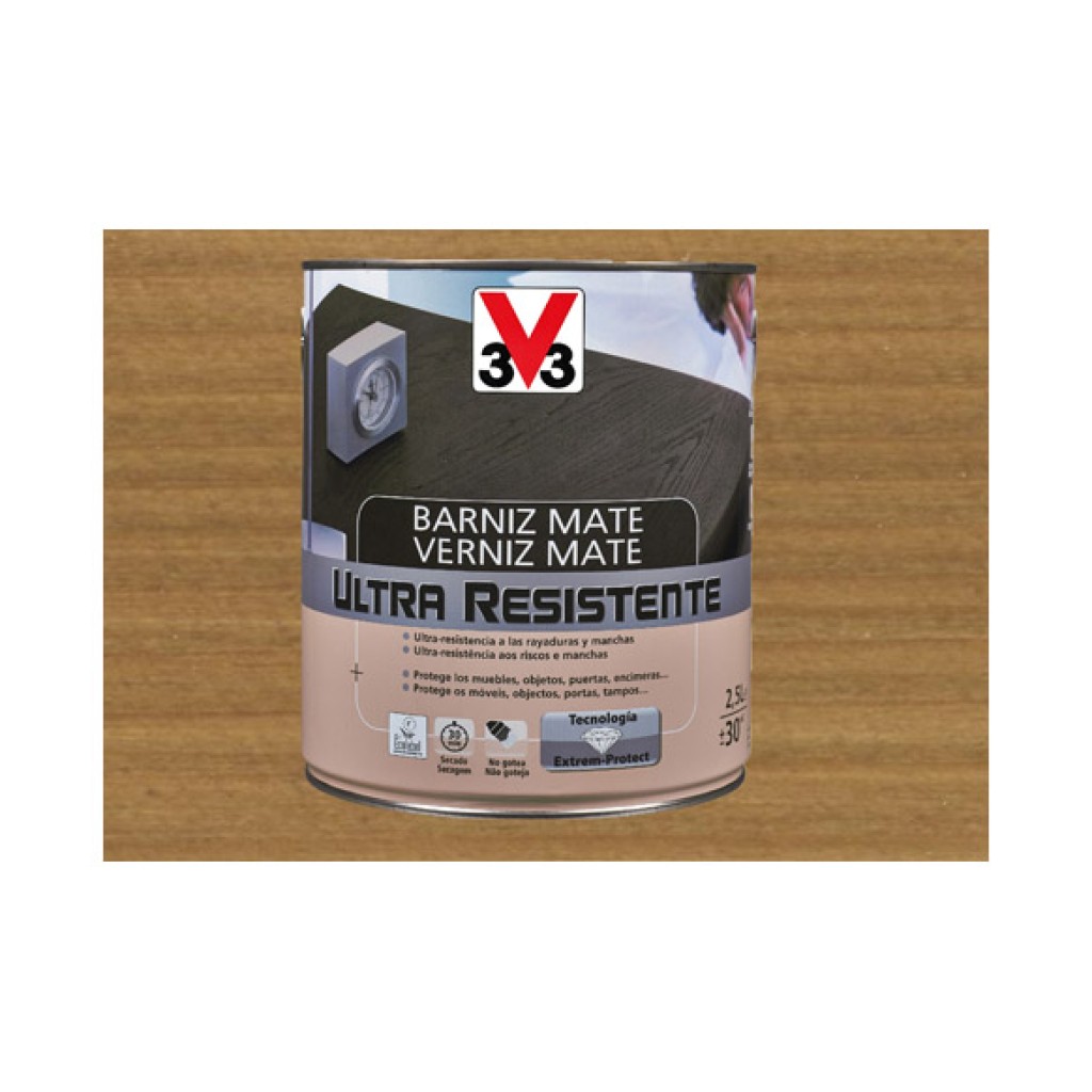 BARNIZ INTERIOR AL AGUA UL750 ML ROBLE O