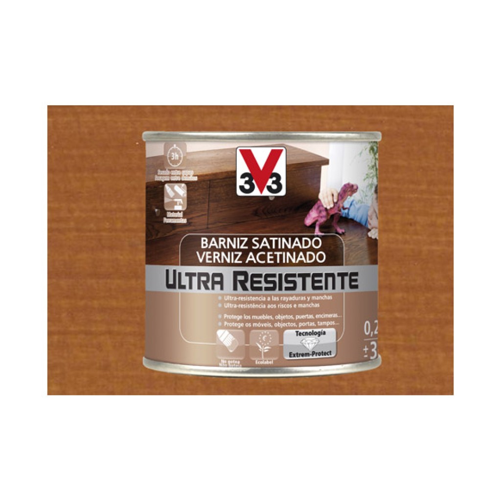 BARNIZ INTERIOR AL AGUA UL250 ML CEREZO