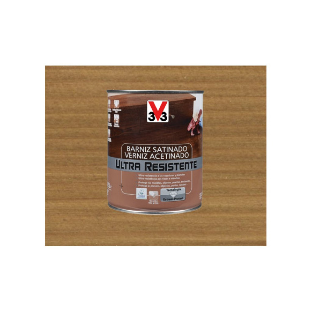 BARNIZ INTERIOR AL AGUA UL750 ML ROBLE O