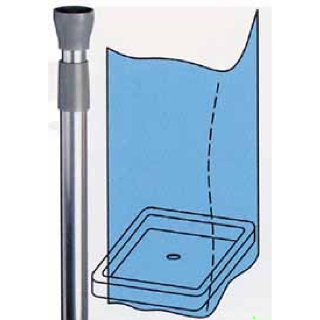 BARRA DUCHA CORTINA CURVA 80 X 80 CM