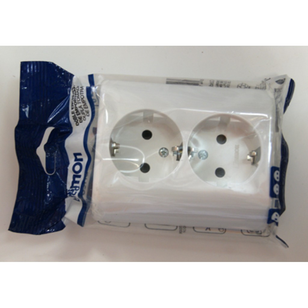 BASE DOBLE MONOBLOC EMP.MS540108  BLANCO