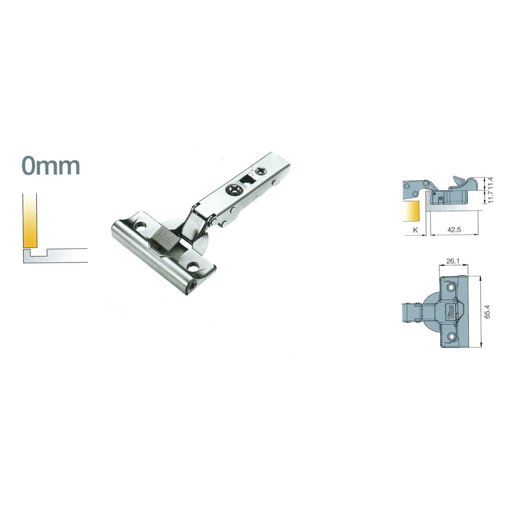 BISAGRA FRENO 701-0AT0-054-00 RECTA 35MM