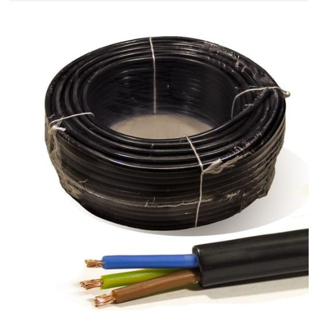 BOBINA CABLE MANGUERA PVC 3G1,5 NEGRO