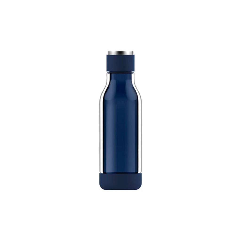 BOTELLA VIDRIO FUNDA TRITA500 ML AZUL