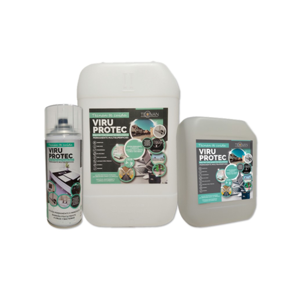 BOTE VIRUPROTEC 125 ML MASCARILLAS