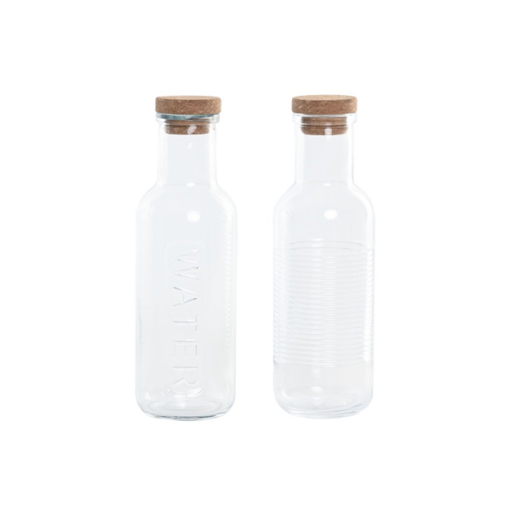 BOTELLA CRISTAL CORCHO 1L SURTIDO