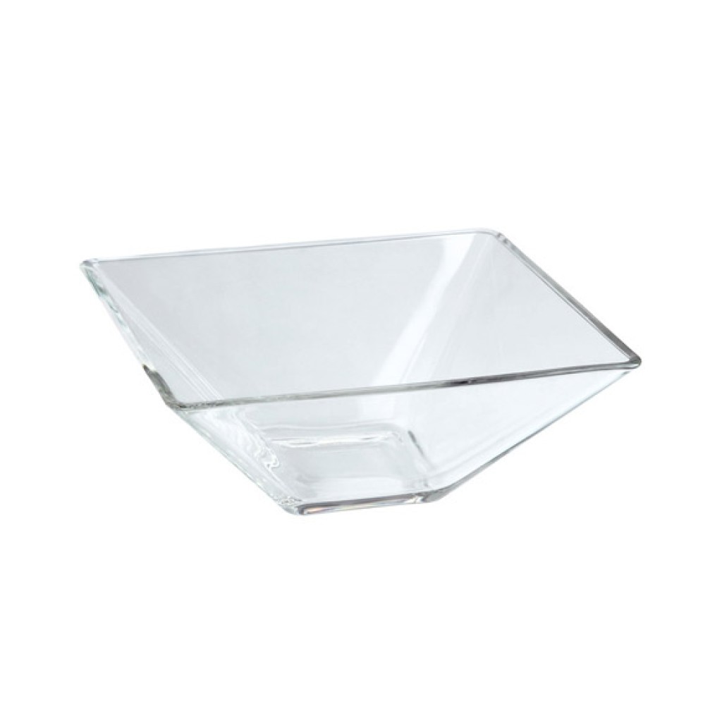 BOWL CRISTAL CUADRADO     14X17X7CM