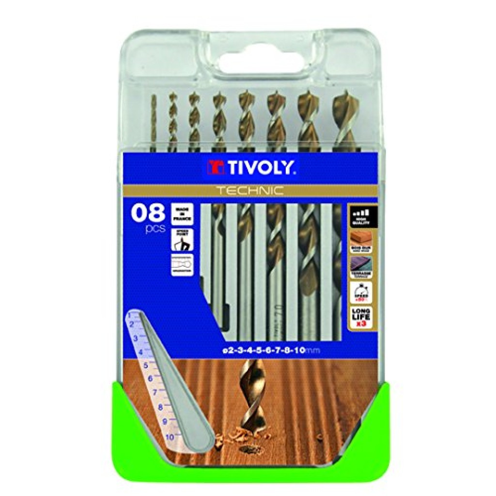 BROCAS TECHINC MADERA 8PZ (2-10MM)