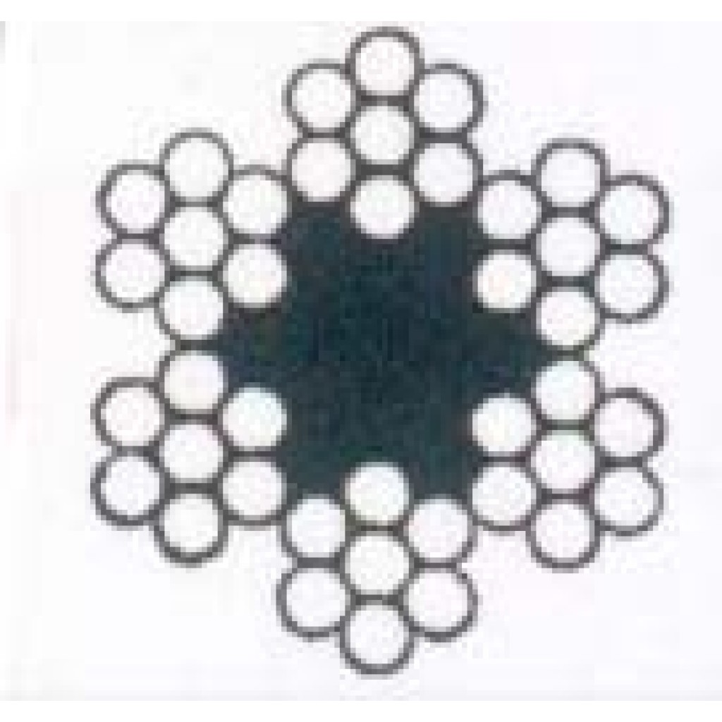 CABLE GALVANIZADO ROLLOS 1 6X19X1- 7