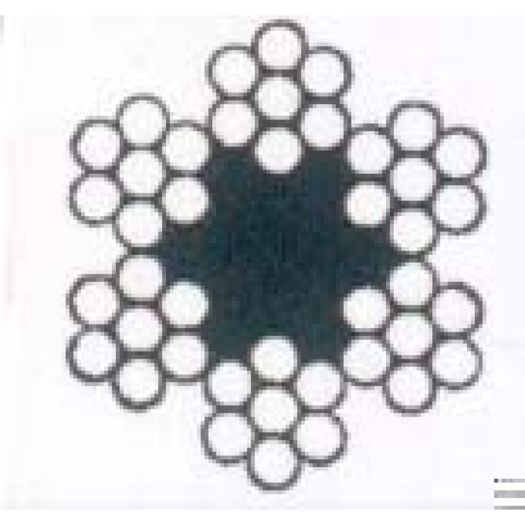 CABLE ACERO GALVANIZADO ROé 4 (6 X 7) +1