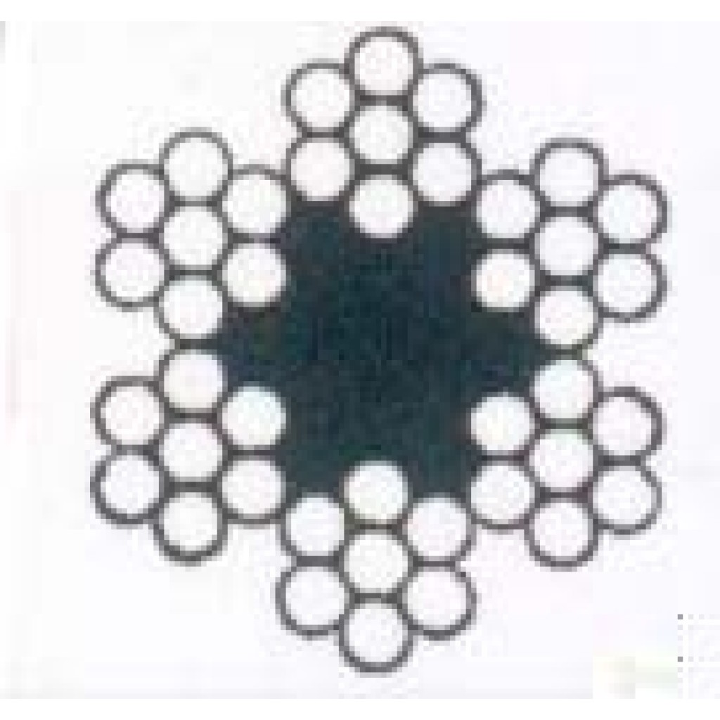 CABLE GALVANIZADO ROLLOS100m 6X19X1- 6