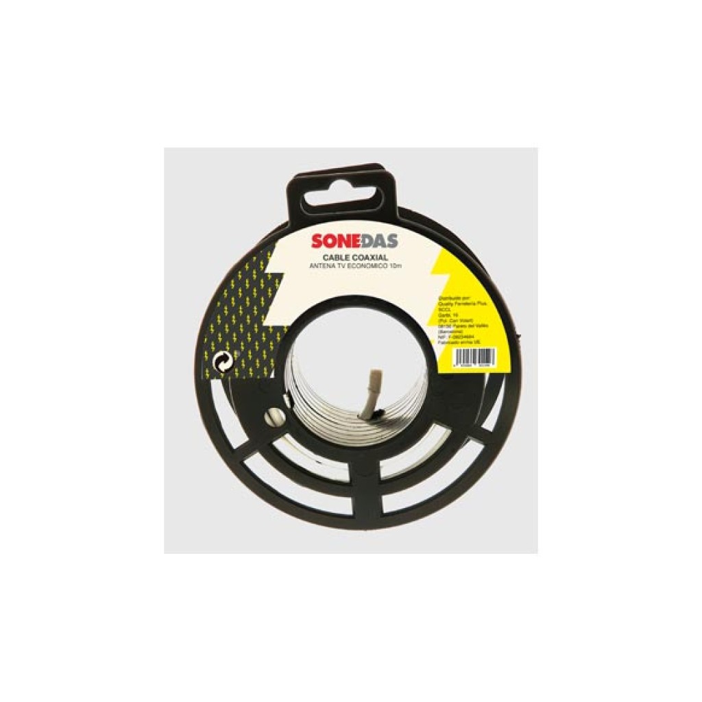 CABLE TELEFONO PLANO 4 VIA25 M-MARFIL