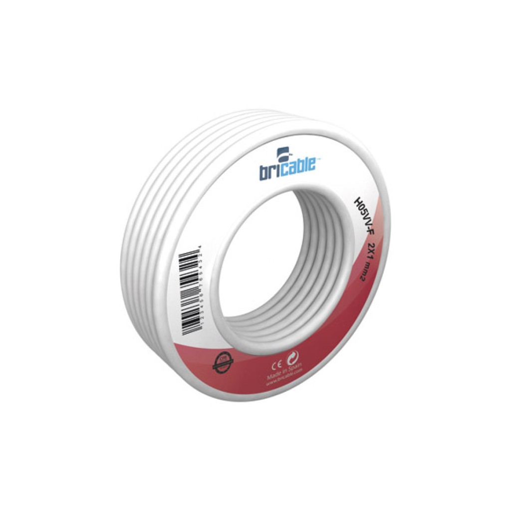 CABLE MANGUERA REDONDA 3 X10MT BLANCO
