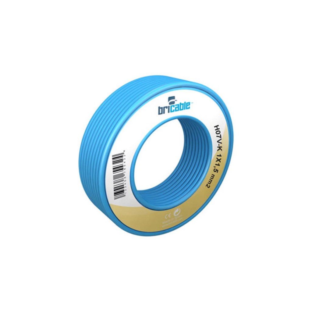 CABLE UNIPOLAR FLEXIBLE 1 10MT AZUL