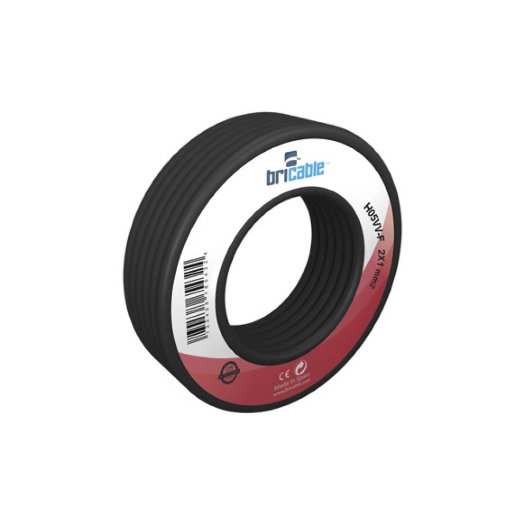 CABLE MANGUERA REDONDA 3 X10MT NEGRO