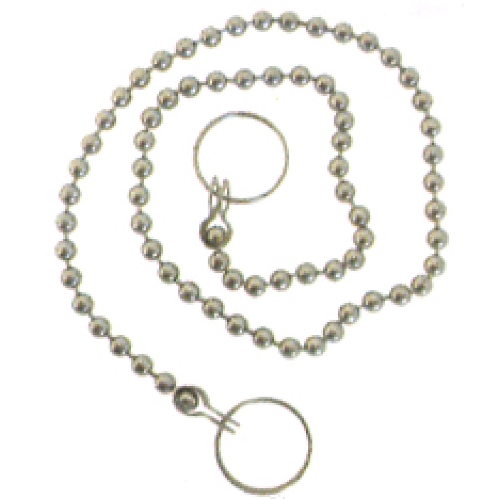 CADENA BOLAS FREGADERO BA¥é 4 MM 45 CM